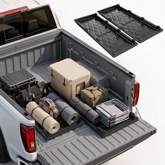 VEVOR Συρόμενος Δίσκος Καρότσας Pickup 226,8 kg για Κλίνες 57 και Μεγαλύτερες, HDPE CXHDSSLTP6252UAF6001V0