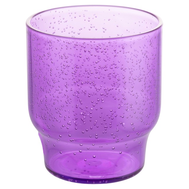 Villa DEste  Σετ 6τμχ 325 ml μωβ φυσαλίδες από πλαστικό MS Drama Queen Μοναδικό 5922532