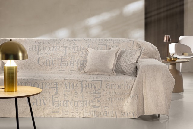 Guy Laroche Ριχτάρι Καναπέ Stamp Natural (Διθέσιος) 180x250, 1133030125001
