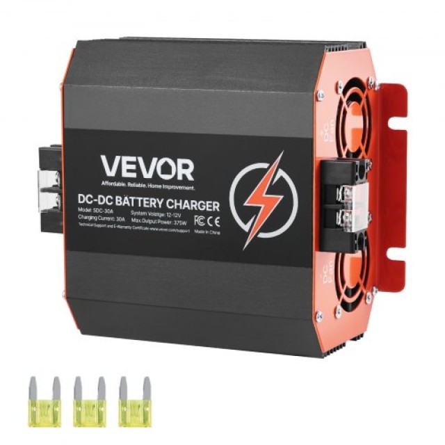 VEVOR Φορτιστής Μπαταρίας 12V 30A 375W για Μολύβδου-Οξέος Λιθίου AGM ZLDZLDDYSRCD1J7L8V9