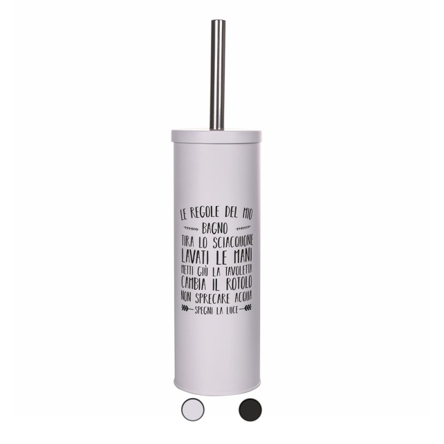 Galileo Θήκη για βούρτσα τουαλέτας Οι κανόνες του μπάνιου Sordine 5907682 Τυχαία Επιλογή Χρωμάτων