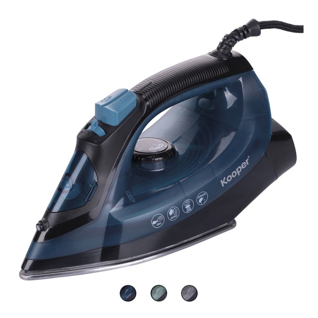 Kooper Ατμοσίδερο με πλάκα από ανοξείδωτο χάλυβα 2000W Kooper 5913664 Τυχαία Επιλογή Χρωμάτων