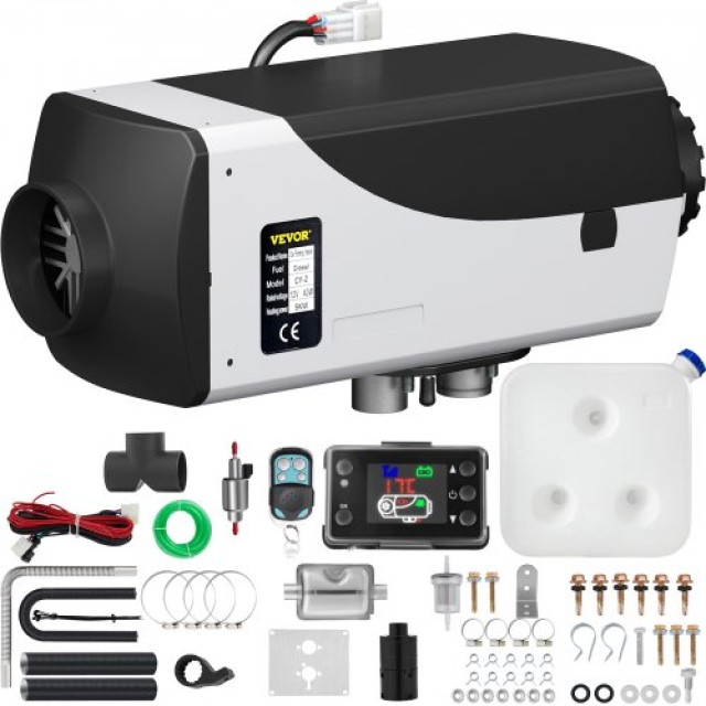 VEVOR  12V 5KW Diesel Air Heater με LCD, 51τμχ για RVs/φορτηγά  ZCJRQ12V5KW51JT01V0