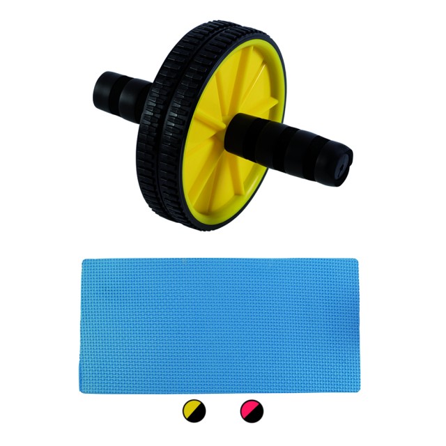 Galileo Ρόδα κοιλιακών με στρώμα γυμναστικής FitLover 5906949 Τυχαία Επιλογή Χρωμάτων