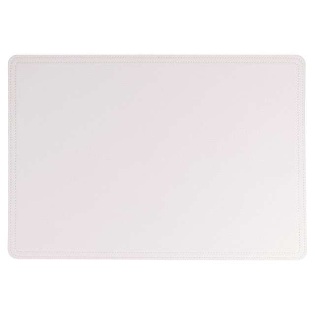 Villa dEste Home Σετ 6 τμχ Διπλής Όψεως PVC Τραπεζομάντηλο 35x48 cm Horeca Λευκό 5921696