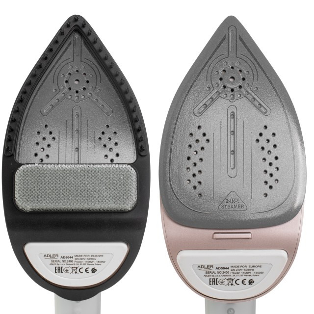 Adler Συσκευή Σιδερώματος και Ατμού - Γρήγορο και Ασφαλές Σιδέρωμα για Όλα τα Υφάσματα με LED Οθόνη. AD-5044