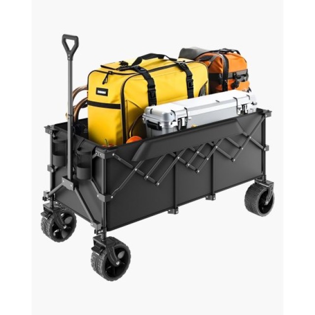 VEVOR Πτυσσόμενο Καρότσι Κήπου 300L 450LB Βαρέως Τύπου ZDHYBXSSTCHSJYCWCV0