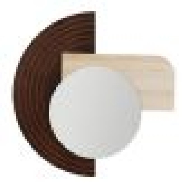 Ostaria Καθρέφτης mdf Ξύλο Σύγχρονος Φυσικός -37059