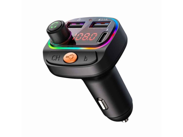 SWISSTEN Πομπός FM transmitter RGB 8595217491175