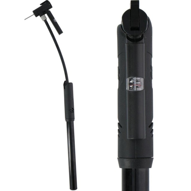 DUNLOP Συμπιεστής Αντλία Αέρος για Ποδήλατα με Μανόμετρο - Φουσκώστε Τους Τροχούς σας εύκολα! 02837544