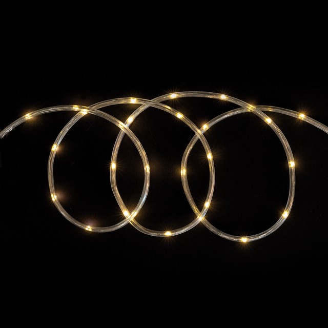 Kooper Καλώδιο 190 μικρολαμπτήρων LED με μπαταρία ζεστό λευκό, 8 λειτουργίες φωτισμού, για εξωτερική χρήση, 10 μ, Santas House by Kooper 5901604