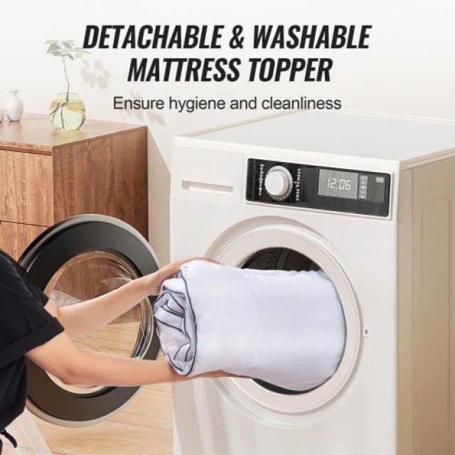 Στρώμα Κάλυμμα Premium Memory Foam 76.2mm Queen 1524 mm x 2032 mm  DHYCDZ6080INB13V8V0 VEVOR