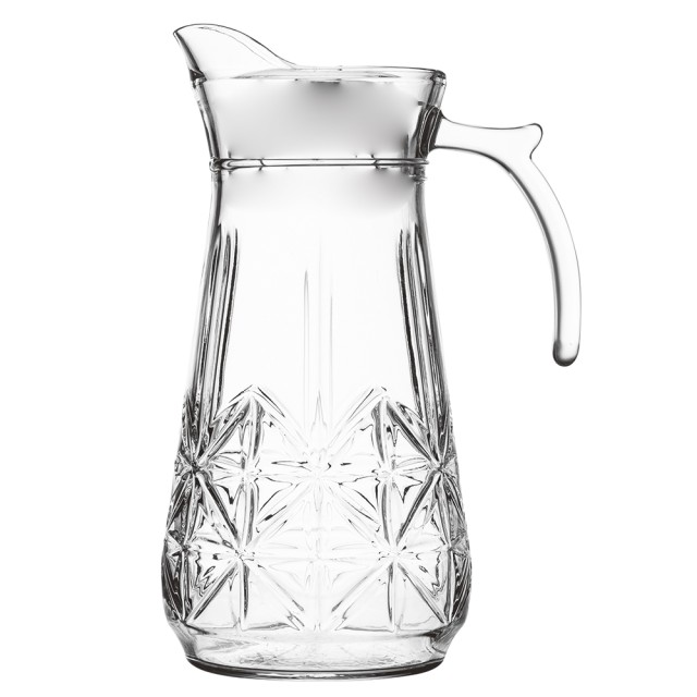 Galileo Καράφα 17 L από γυαλί με διακόσμηση ρόμβους Sibilla 5919184