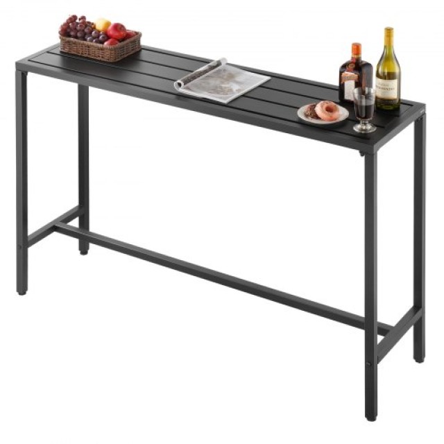 VEVOR Ορθογώνιο Υπαίθριο Τραπέζι Μπαρ 140x37.5 εκ. ZFLTJBZFX55IBY0LR001V0
