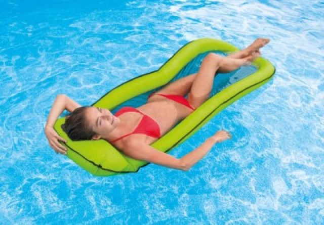 INTEX Δροσιστικό πράσινο στρώμα θαλάσσης με δίχτυ για κολύμπι INTEX 58836 58836-GREEN