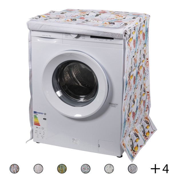 Galileo Πλαστικοποιημένο κάλυμμα πλυντηρίου 60x60xh85 εκ από πολυεστέρα και PVC Sibilla 5918153 Τυχαία Επιλογή Χρωμάτων