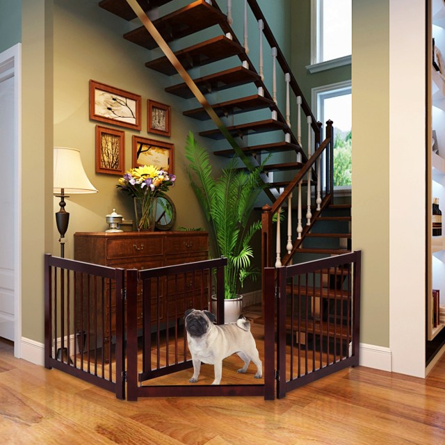 Costway Προστατευτικό Πόρτας για Σκύλους - Σετ 3 Τεμαχίων 206x61x1,8 εκ. PW10013CF