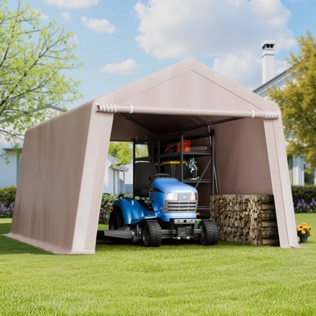 VEVOR Αποθήκη Εξωτερικού Χώρου 305 x 458 x 246 cm Αδιάβροχη με 2 Πόρτες TYCWPMSJD10FE6MV1001V0