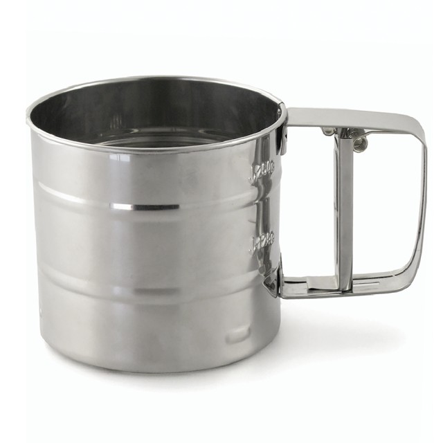 Galileo Ανοξείδωτο Ατσάλι Sifter για Αλεύρι, Κακάο και Ζάχαρη SChef 2165269