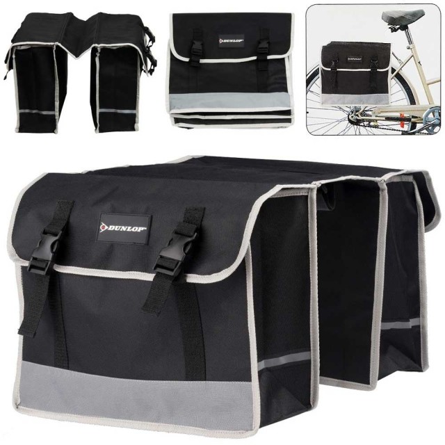 DUNLOP Πλαϊνές Πίσω Τσάντες Ποδηλάτου Διπλή Θήκη Αποθήκευσης Dunlop 02822709