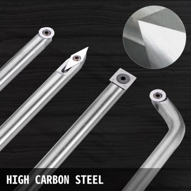 Σετ Εργαλείων Τόρνου Ξύλου VEVOR 4 Τεμ, Ανταλλακτικές Λεπίδες Καρβιδίου για Χειροτεχνίες MGCDKHTYGSDYB0001V0