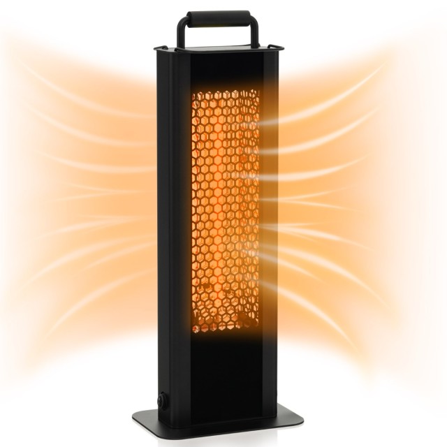 Costway 1200W θερμαντήρας δαπέδου με προστασία από ανατροπή και υπερθέρμανση FP10531DE-DK