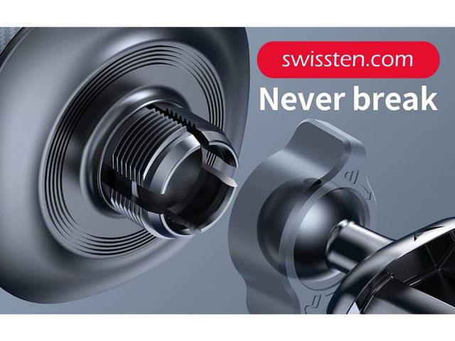SWISSTEN Μαγνητική Βάση Αυτοκινήτου με Ασύρματη Φόρτιση, 15W 8595217479753