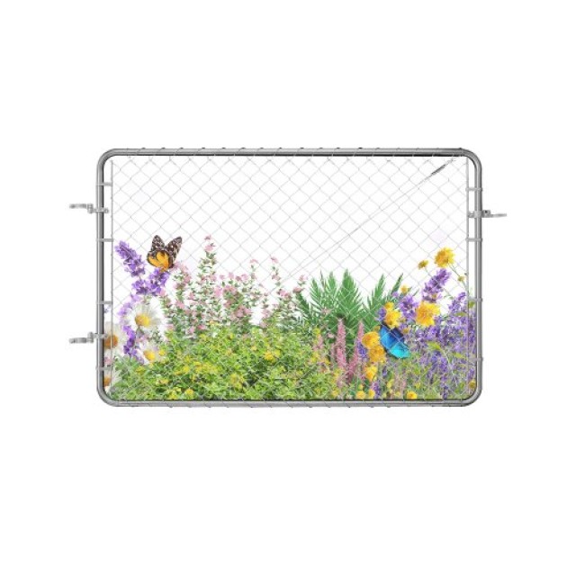 VEVOR Πύλη Φράχτη 2.2-6 ft x 6 ft Χωρίς Κολώνες SWHYM7248INC0PSZBV0