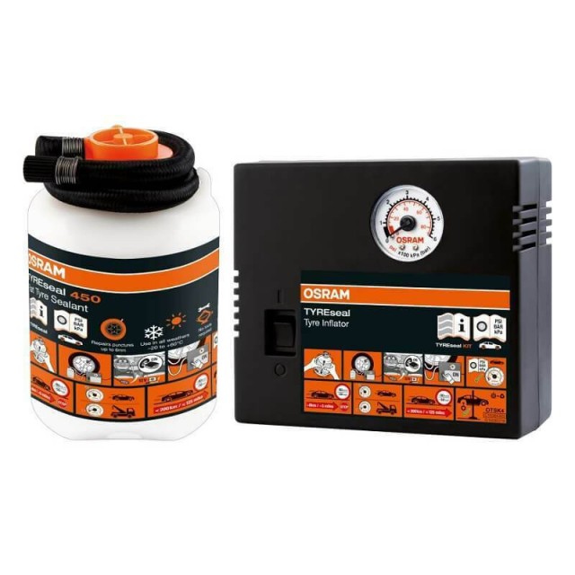 Κιτ Επισκευής Ελαστικών με Σφραγιστικό 450ml OTSK4 OSRAM