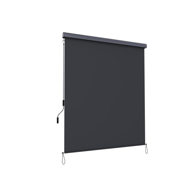 SONGMICS Κάθετο Ρολό Σκίασης-Τέντα 2.5 x 1.6 m. με αναδιπλούμενη κασέτα Γκρι, ,GSA165GY 