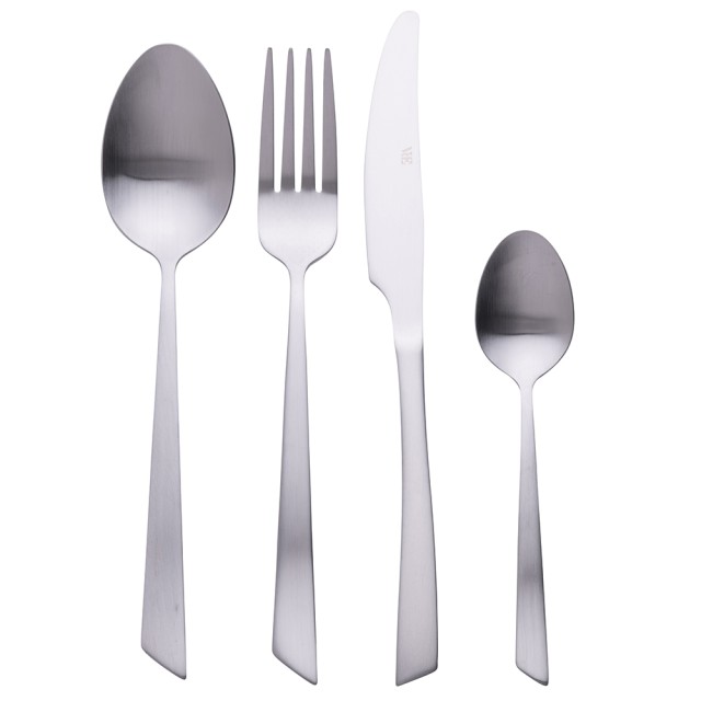 Villa DEste  Σετ 24 μαχαίρια σε ανοξείδωτο ατσάλι silver opaco Cut 5905211