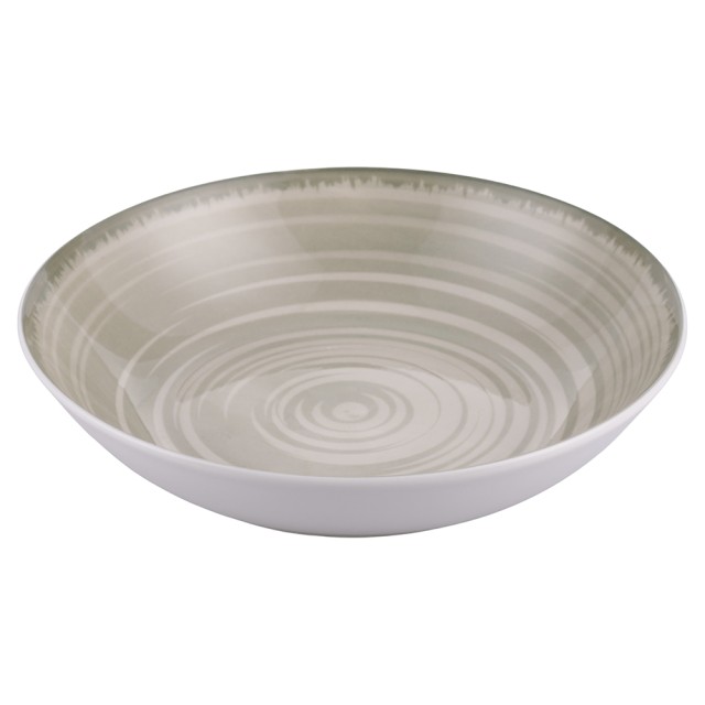 Villa DEste Σετ 6τμχ  Ρηχό πιάτο από πορσελάνη Baita Green 5922832