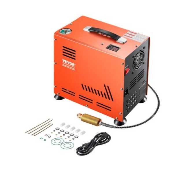VEVOR Συμπιεστής Αέρα PCP 800W Διπλού Κυλίνδρου για Αεροβόλα PCP 4500PSI/30Mpa QQGYCQJJH800WLZFVV2