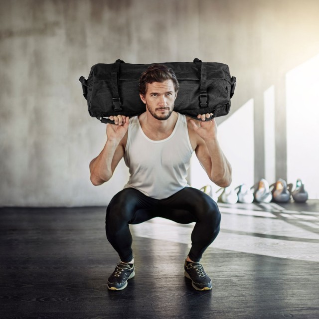 Costway Ρυθμιζόμενος Σάκος Προπόνησης 5-30kg με Αντικαταστάσιμους Σάκους Άμμου SP35790DE