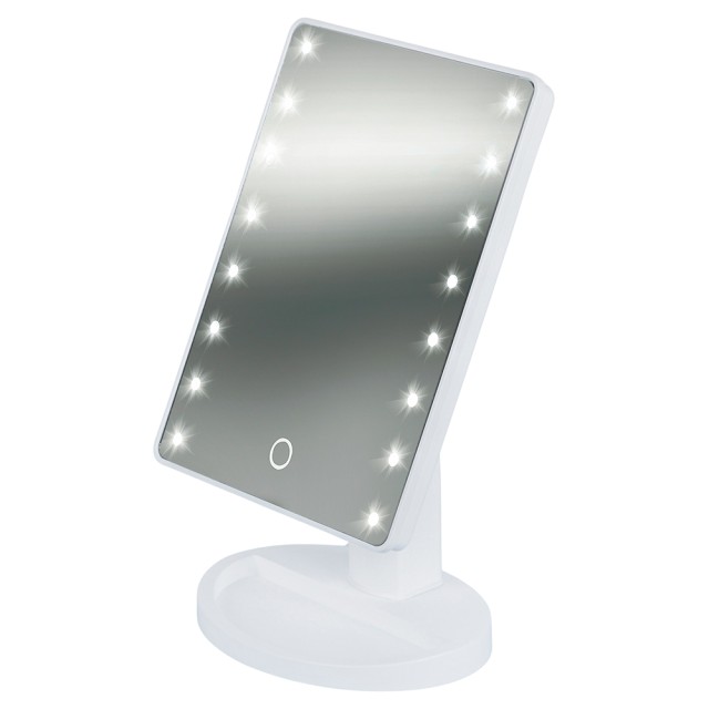 Kooper Καθρέφτης μακιγιάζ με 16 LED μπαταρίας 16x22 εκ. ρυθμιζόμενη φωτεινότητα λευκό Kooper 5921818