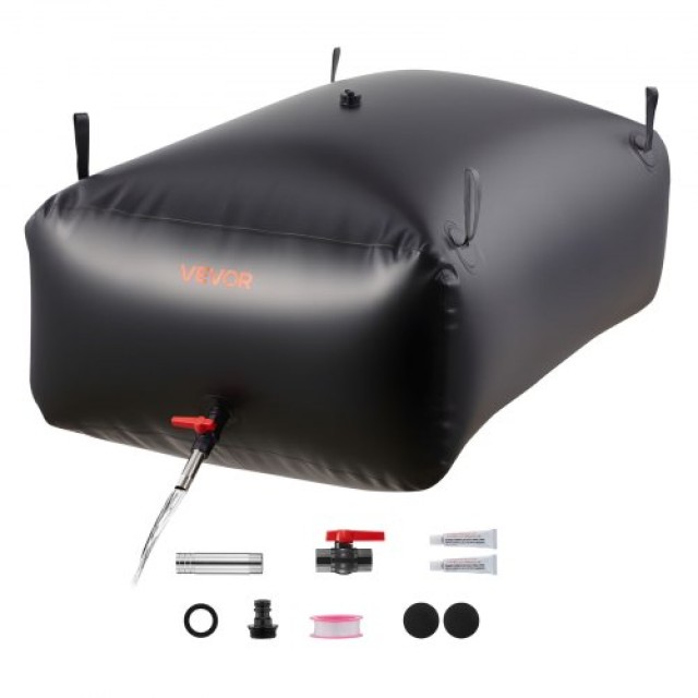 VEVOR Φορητός Τσουβάλι Νερού 540L με Διπλή Στρώση PVC, 59.1 × 35.4 × 18.1 in CSDHSPVC540L2ZFQH001V0