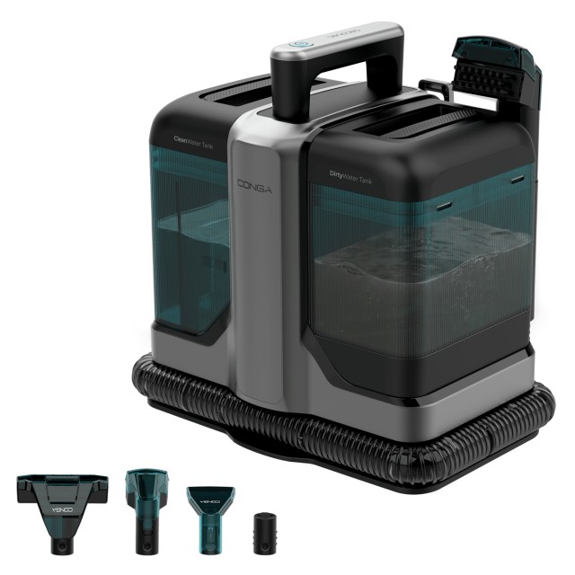 CECOTEC Καθαριστής Ταπετσαριών 750W Conga Carpet&Spot Clean 7500 Pro 17 kPa με Δοχεία 1600ml/750ml και 4 Αξεσουάρ CEC-129535