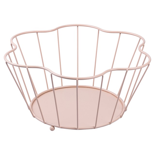 Villa DEste  Μεταλλικό κεντρικό διακοσμητικό καλαθάκι Mocha Mousse Flower 5922121