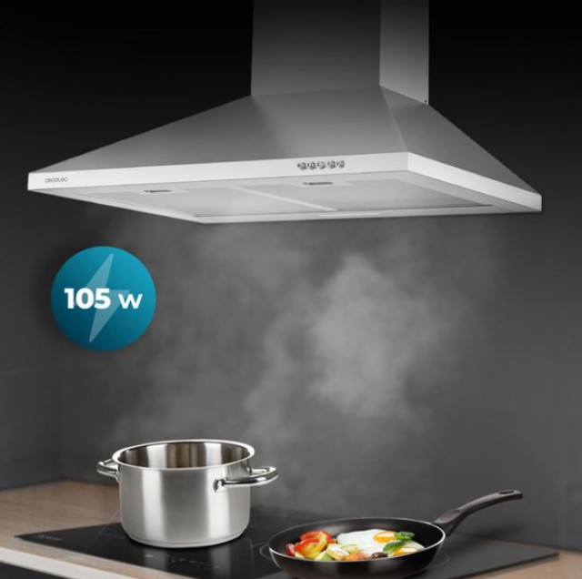 Απορροφητήρας Bolero Flux PM 903500 60 cm Ανοξείδωτο Ατσάλι 65 W CEC-02849 Cecotec