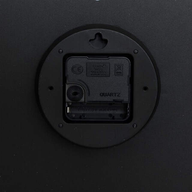 Atmosphera Ρολόι Τοίχου Bratislav – Διάμετρος 35 εκ., Λευκό με Όψη Ξύλου Καρυδιάς 210451