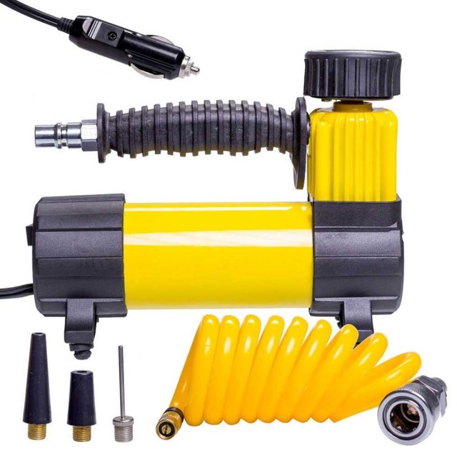 DUNLOP Φορητός Μίνι Αεροσυμπιεστής 12V για Αυτοκίνητο, Μηχανή, Ποδήλατο και Φουσκωτά 02816729