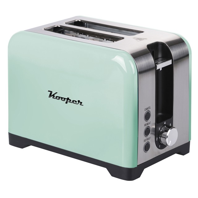 Galileo Διαχρονική Τοστιέρα 2 Θέσεων 780930W χρώμα Ακουαμαρίνα Kooper 5919224