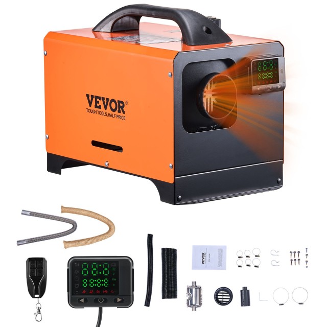 VEVOR Φορητός Θερμαντήρας Diesel 8 kW με Ψηφιακή Οθόνη VEVOR ZCJRQDC12V8KM839A001V9