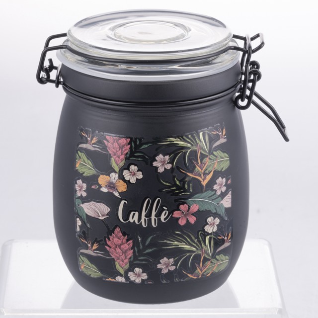 Galileo Βάζο Καφέ 750 ml σε Γυαλί Ανθρακί Botanico SChef 5922515