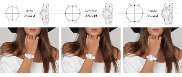 So Charm Ρολόι με μπρασελέ διακοσμημένο με Κρύσταλλα Swarovski, Ασημί MF001-ARGENT-SWARO