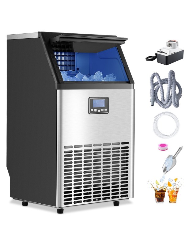 VEVOR Εμπορική Παγομηχανή 100lbs/24H Freestanding Cabinet Machine ZHSKU00000000000135