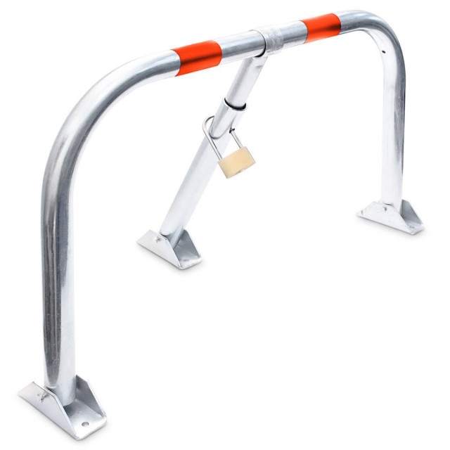 BAKAJI Αναδιπλούμενη Μπάρα Στάθμευσης Αυτοκινήτου με Κλειδαριά και Κλειδιά 02830216