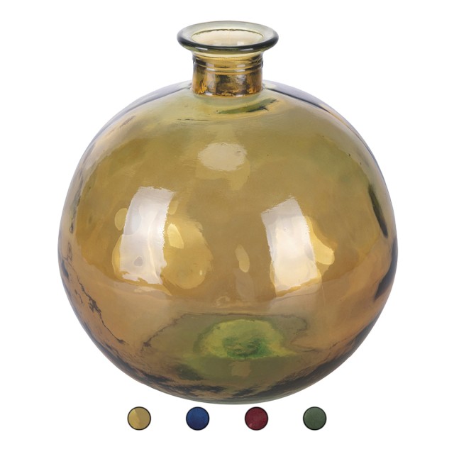 Galileo Διακοσμητικό βάζο από ανακυκλωμένο γυαλί ύψους 27 cm σύγχρονος σχεδιασμός Opera Sibilla 5922312 Τυχαία Επιλογή Χρωμάτων