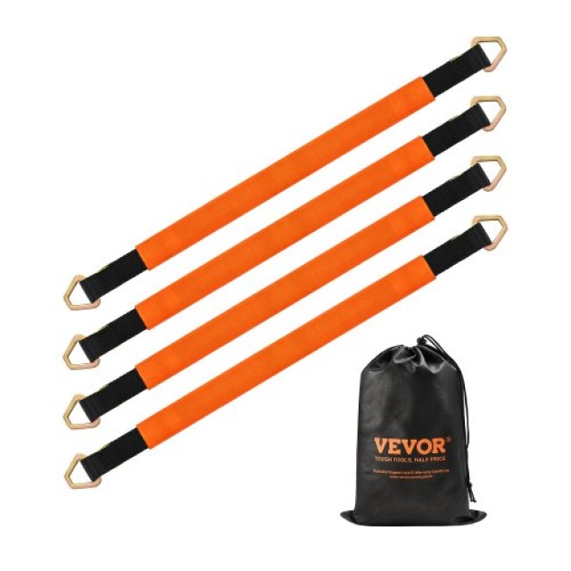 VEVOR Ιμάντες Δεσίματος Άξονα με Δακτύλιο 2x3.2 ft για Τρέιλερ/Φορτηγό ZD2INCH32FT4XCTFJV0