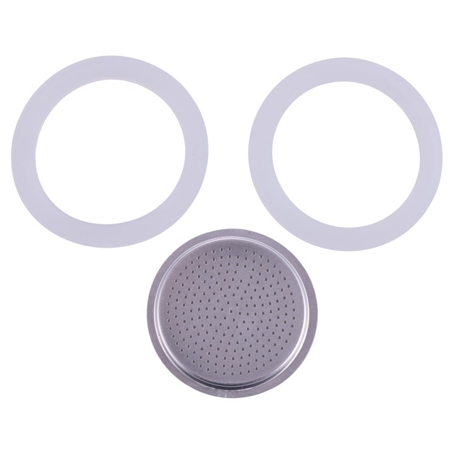 Galileo Σετ Ανταλλακτικών για Καφετιέρα 6 Φλιτζανιών με Φίλτρο και 2 Φλάντζες 2174891